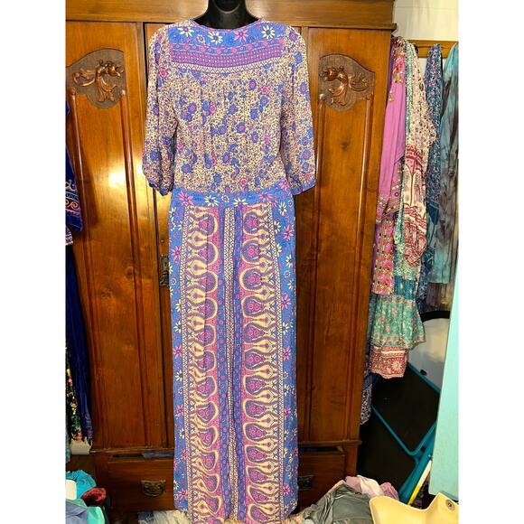 SPELL & THE GYPSY COLLECTIVE SPELL DESIGNS BOHO BLOSSOM MAXIDRESS XS WORN ONCE - Picture 3 of 16